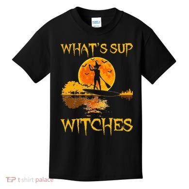 PADDLEBOARD Halloween What's Sup Witches Sup Funny Kids T-Shirt