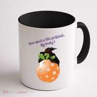 Pickleball Halloween Witch | Fun Pickleball | Great Pickleball Coffee Mug thumb 1