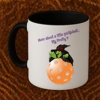 Pickleball Halloween Witch | Fun Pickleball | Great Pickleball Coffee Mug thumb 2