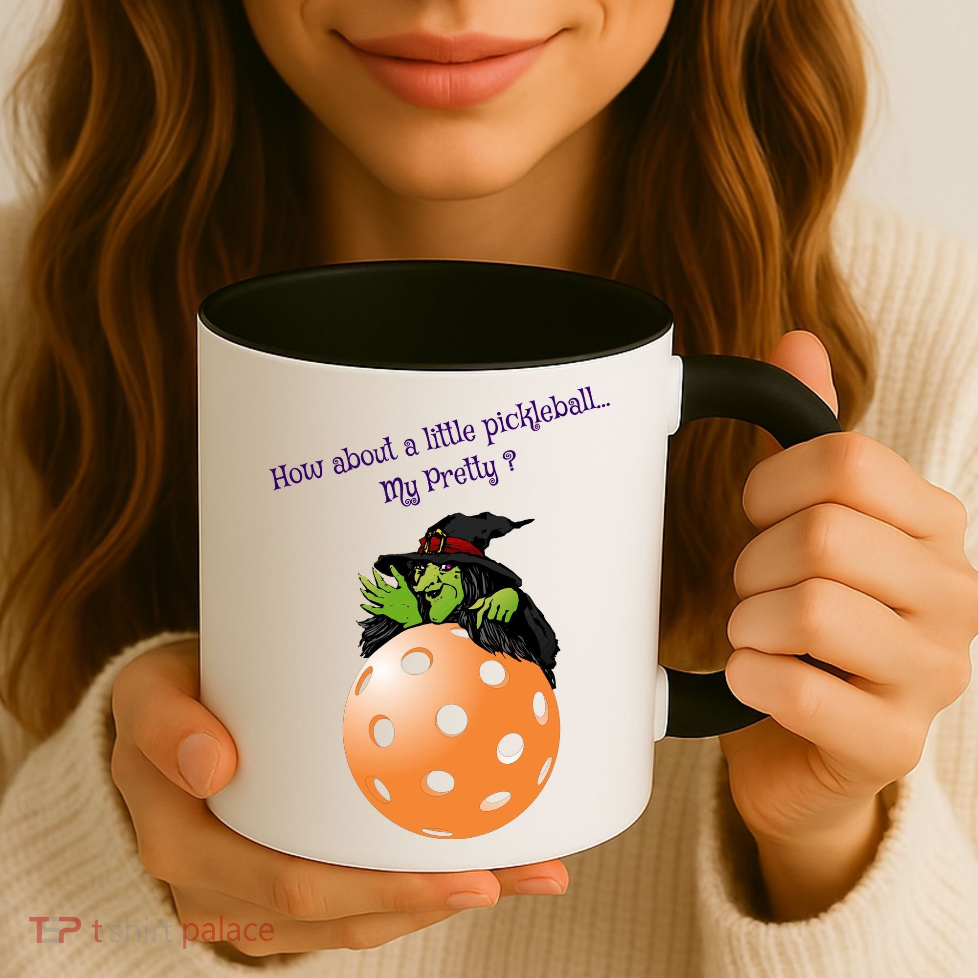 Pickleball Halloween Witch | Fun Pickleball | Great Pickleball Coffee Mug