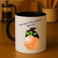 Pickleball Halloween Witch | Fun Pickleball | Great Pickleball Coffee Mug thumb 4