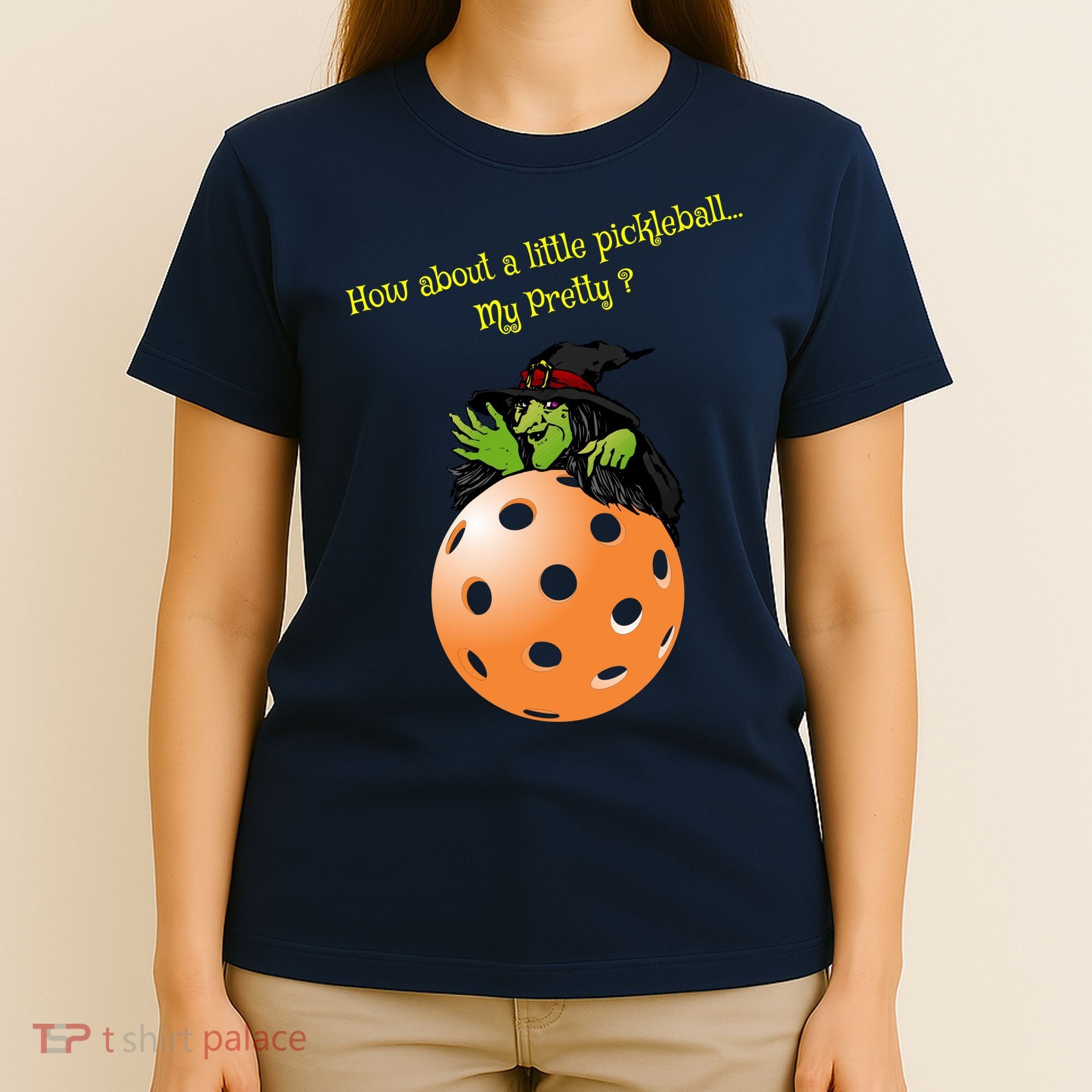 Pickleball Halloween Witch | Fun Pickleball | Great Pickleball T-Shirt