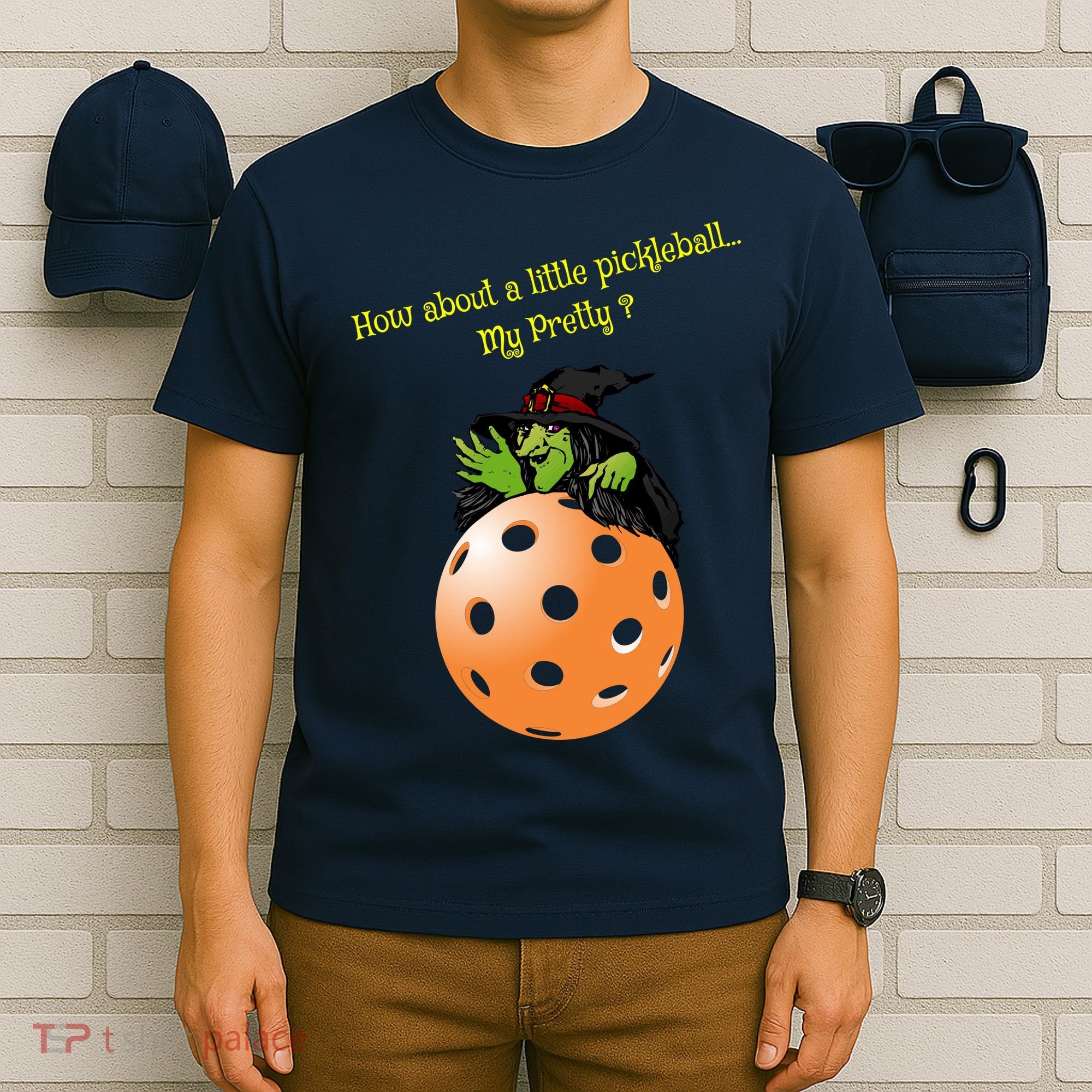 Pickleball Halloween Witch | Fun Pickleball | Great Pickleball T-Shirt