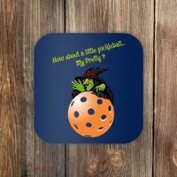 Pickleball Halloween Witch | Fun Pickleball | Great Pickleball Coaster thumb 0