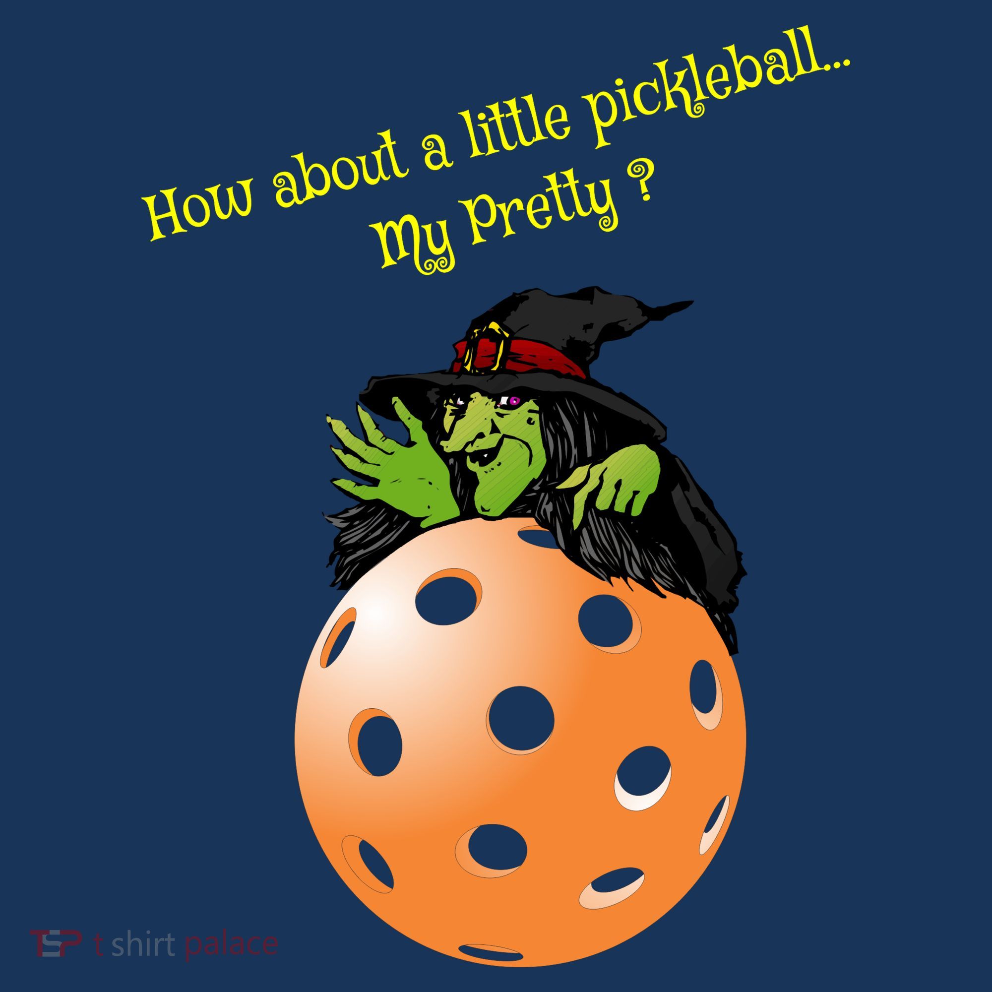 Pickleball Halloween Witch | Fun Pickleball | Great Pickleball Coaster