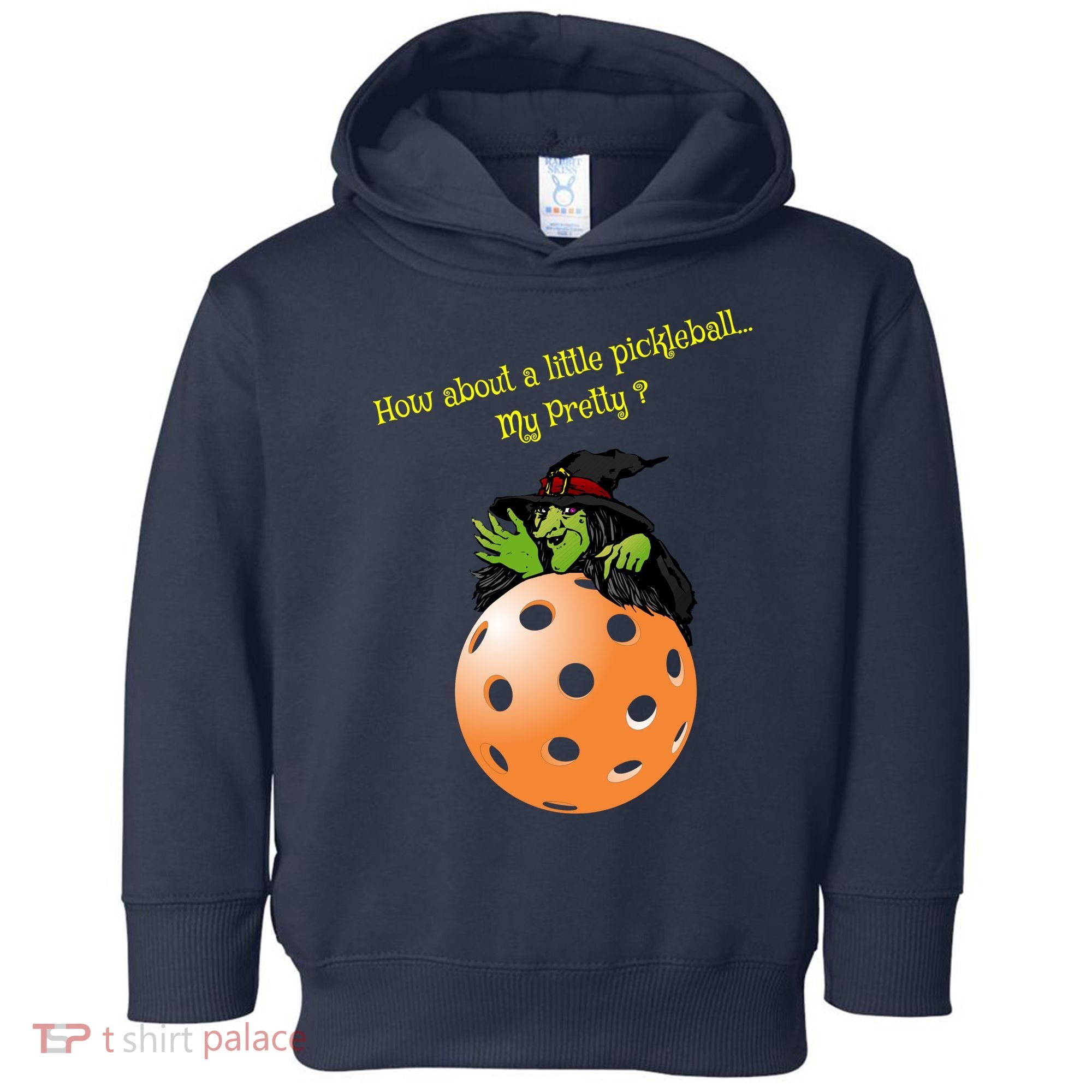 Pickleball Halloween Witch | Fun Pickleball | Great Pickleball Toddler Hoodie