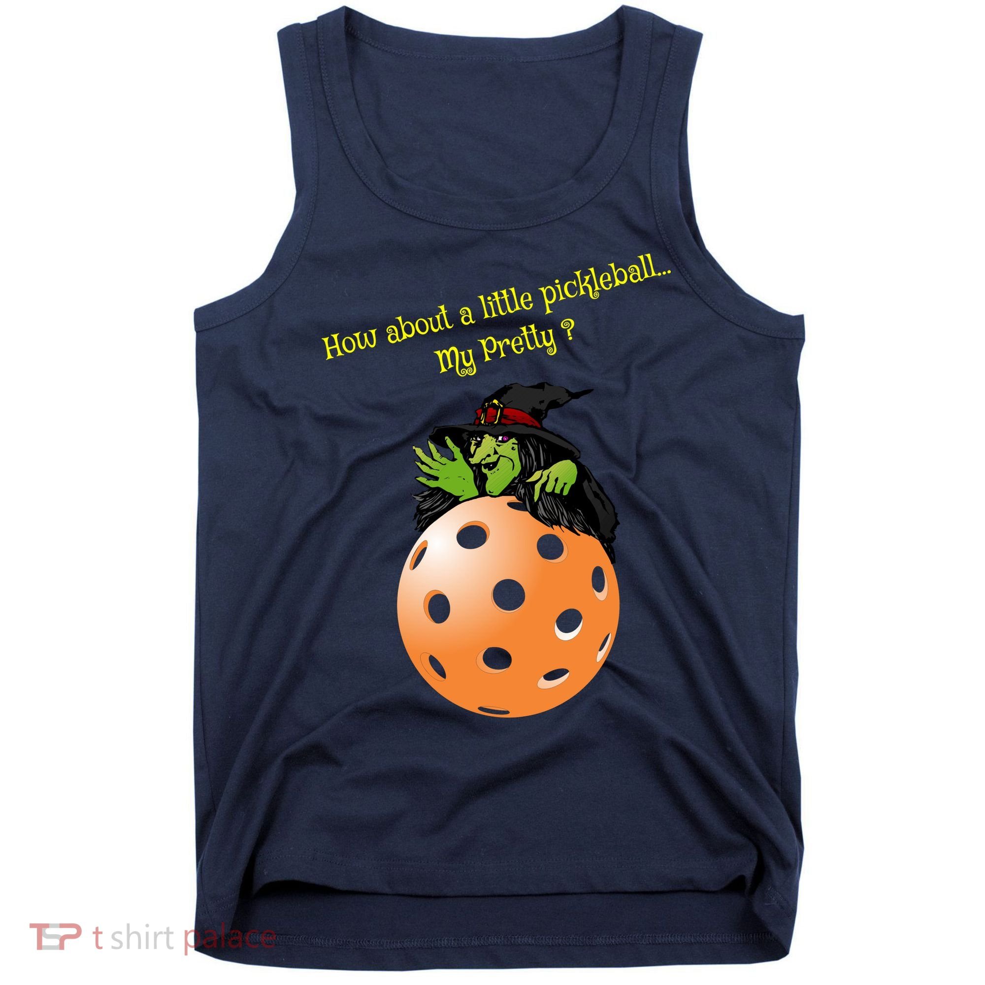 Pickleball Halloween Witch | Fun Pickleball | Great Pickleball Tank Top
