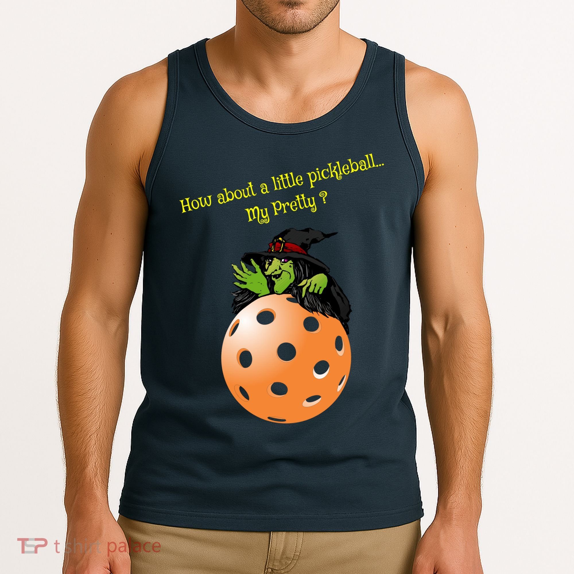Pickleball Halloween Witch | Fun Pickleball | Great Pickleball Tank Top