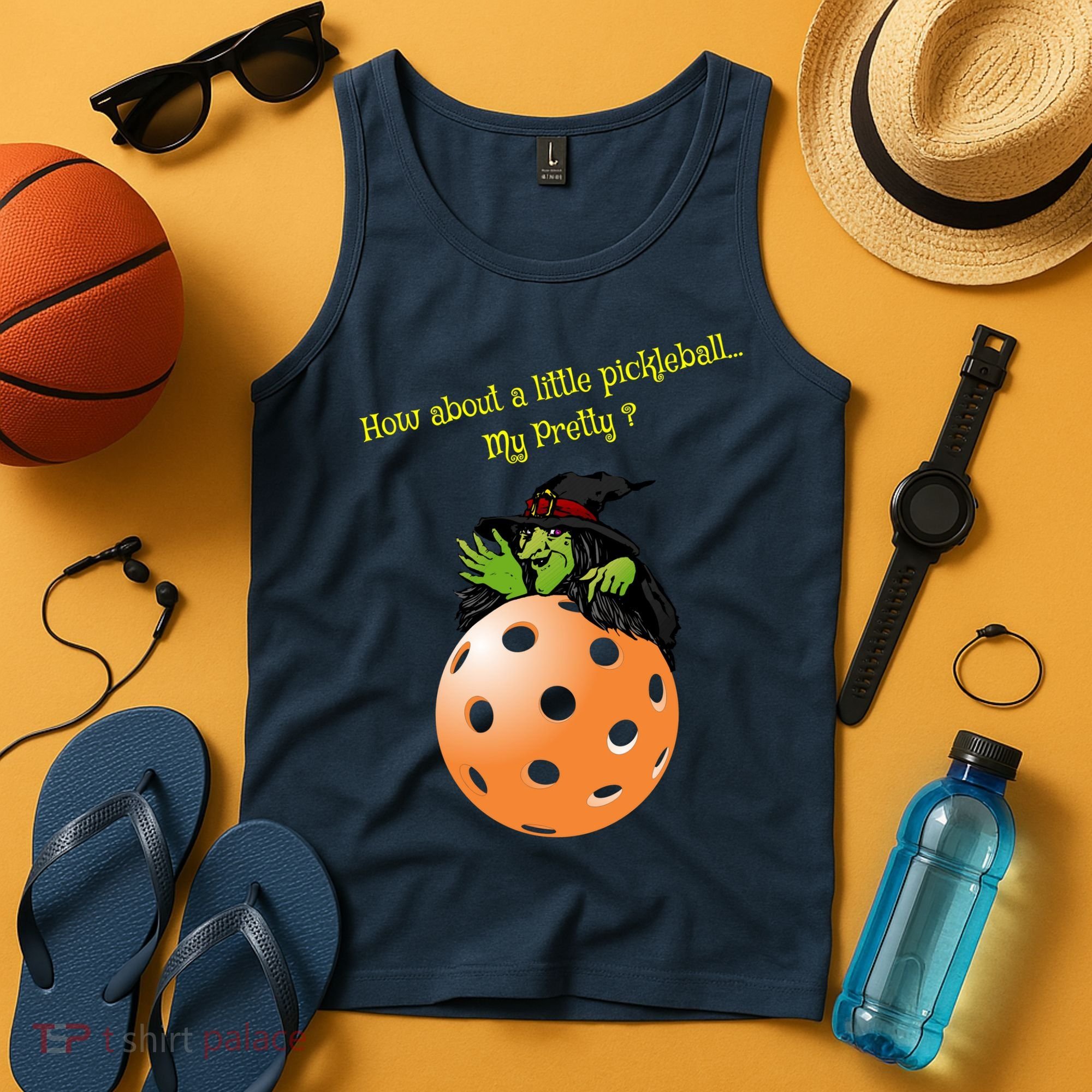 Pickleball Halloween Witch | Fun Pickleball | Great Pickleball Tank Top