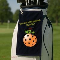 Pickleball Halloween Witch | Fun Pickleball | Great Pickleball Golf Towel thumb 2