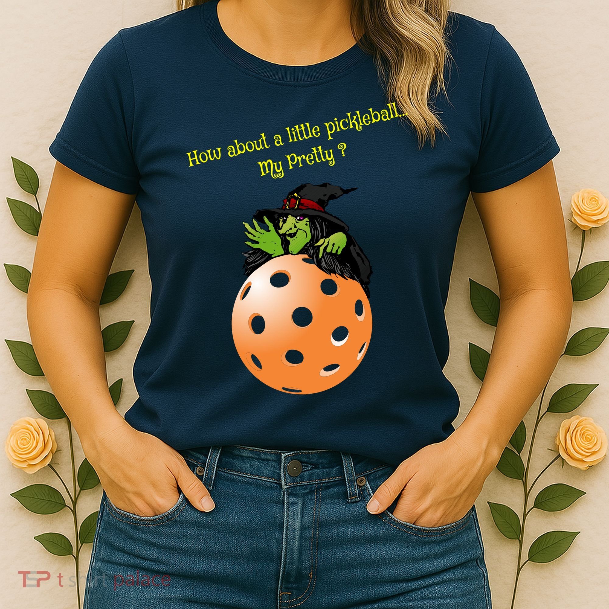 Pickleball Halloween Witch | Fun Pickleball | Great Pickleball Women's T-Shirt