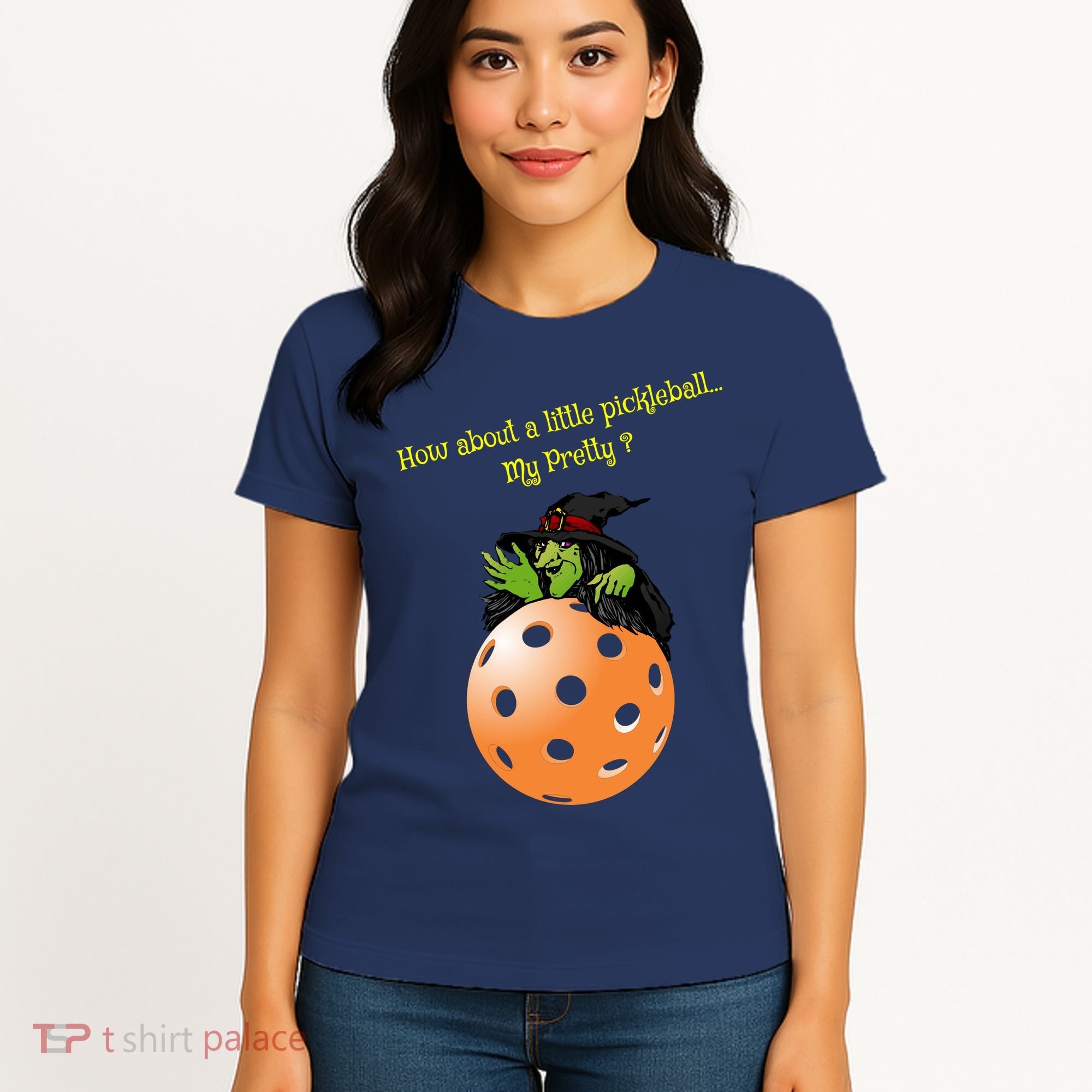 Pickleball Halloween Witch | Fun Pickleball | Great Pickleball Women's T-Shirt