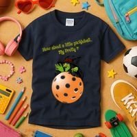 Pickleball Halloween Witch | Fun Pickleball | Great Pickleball Kids T-Shirt thumb 3