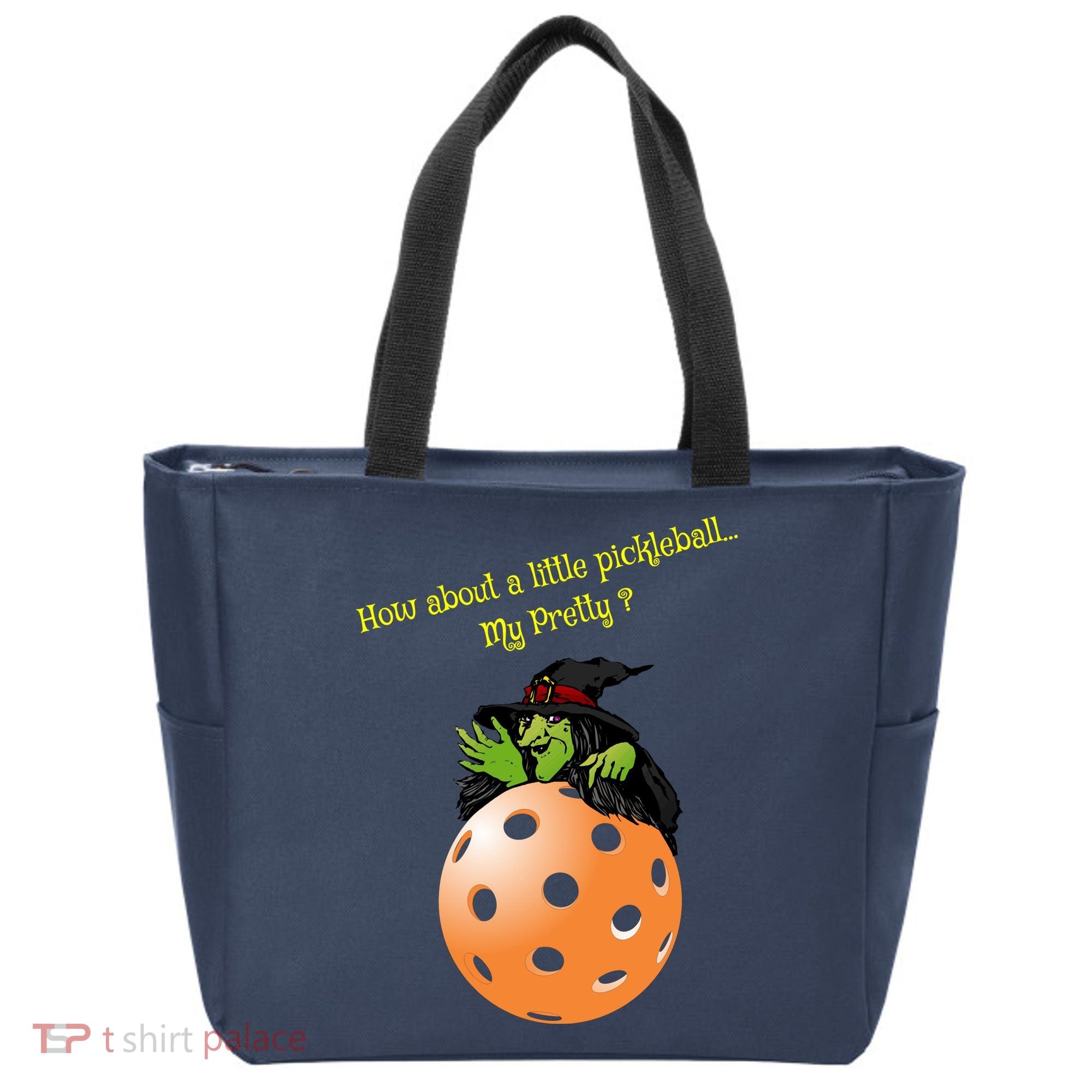 Pickleball Halloween Witch | Fun Pickleball | Great Pickleball Tote Bag
