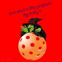 Pickleball Halloween Witch | Fun Pickleball | Great Pickleball Santa Hat thumb 1