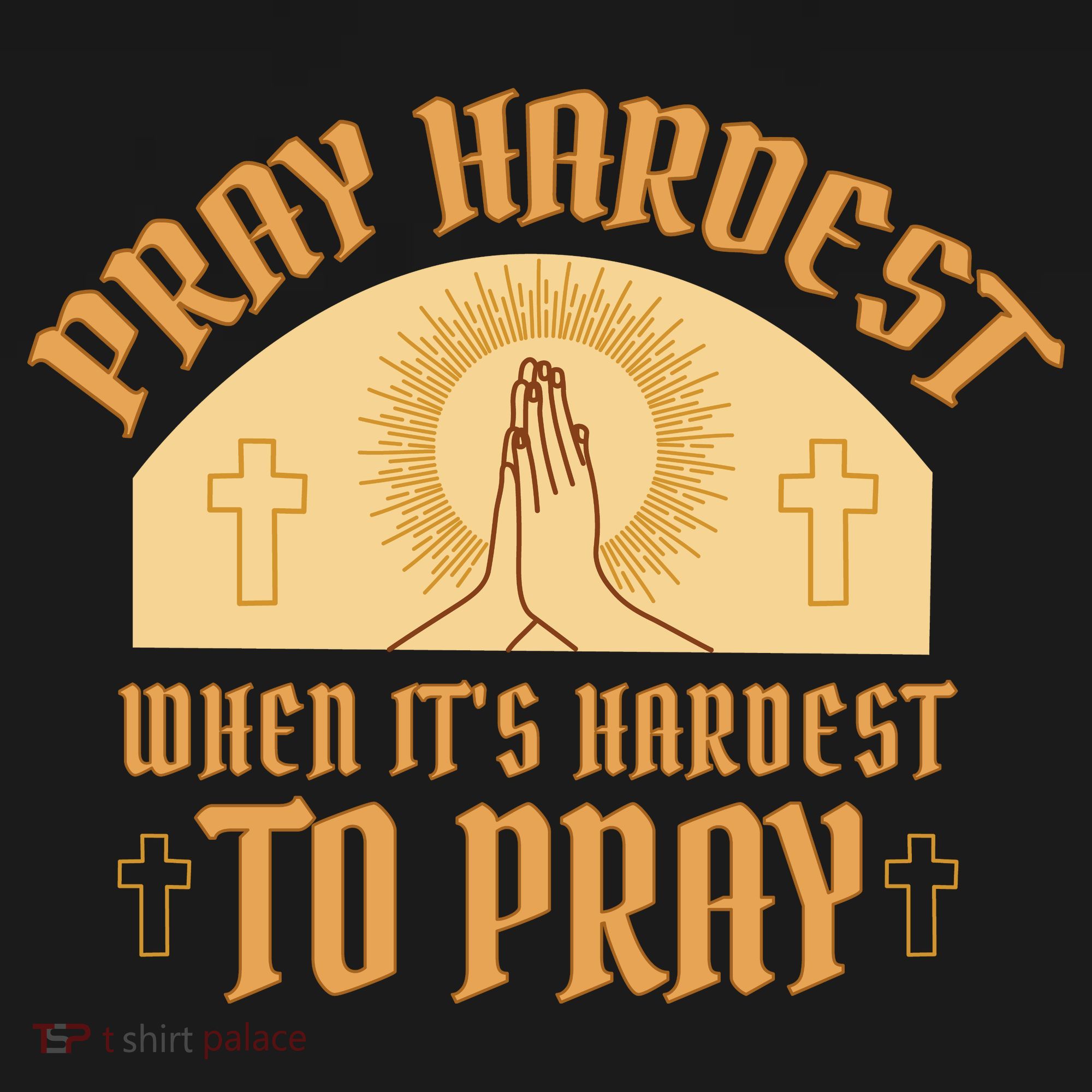 Pray Hardest When It's Hardest To Pray Mousepad