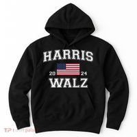 President Harris Walz 2024 Kamala Harris Tim Walz Vote Hoodie thumb 0