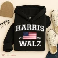 President Harris Walz 2024 Kamala Harris Tim Walz Vote Hoodie thumb 4