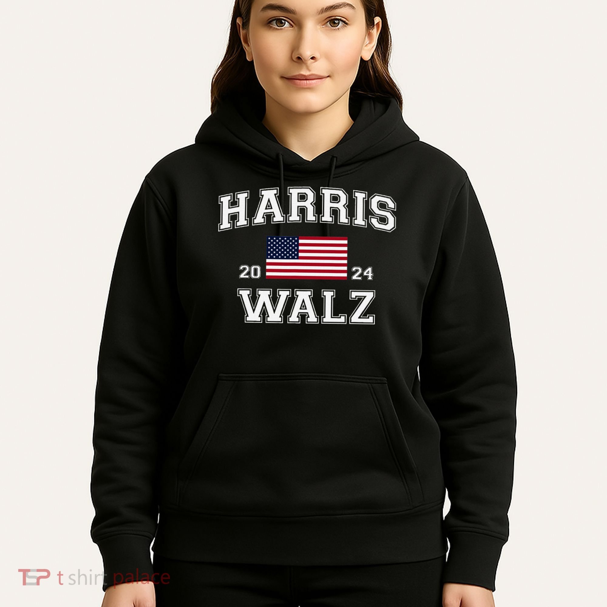 President Harris Walz 2024 Kamala Harris Tim Walz Vote Hoodie