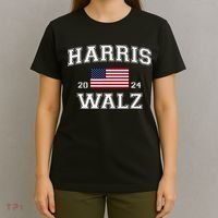 President Harris Walz 2024 Kamala Harris Tim Walz Vote T-Shirt thumb 4