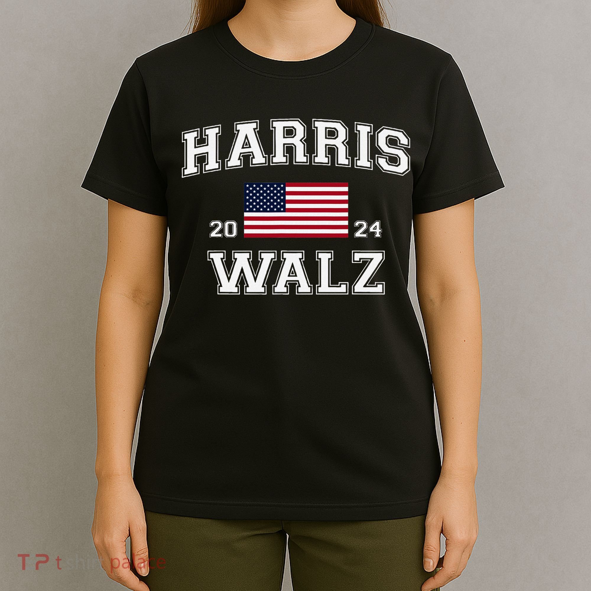President Harris Walz 2024 Kamala Harris Tim Walz Vote T-Shirt