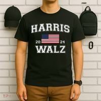 President Harris Walz 2024 Kamala Harris Tim Walz Vote T-Shirt thumb 6
