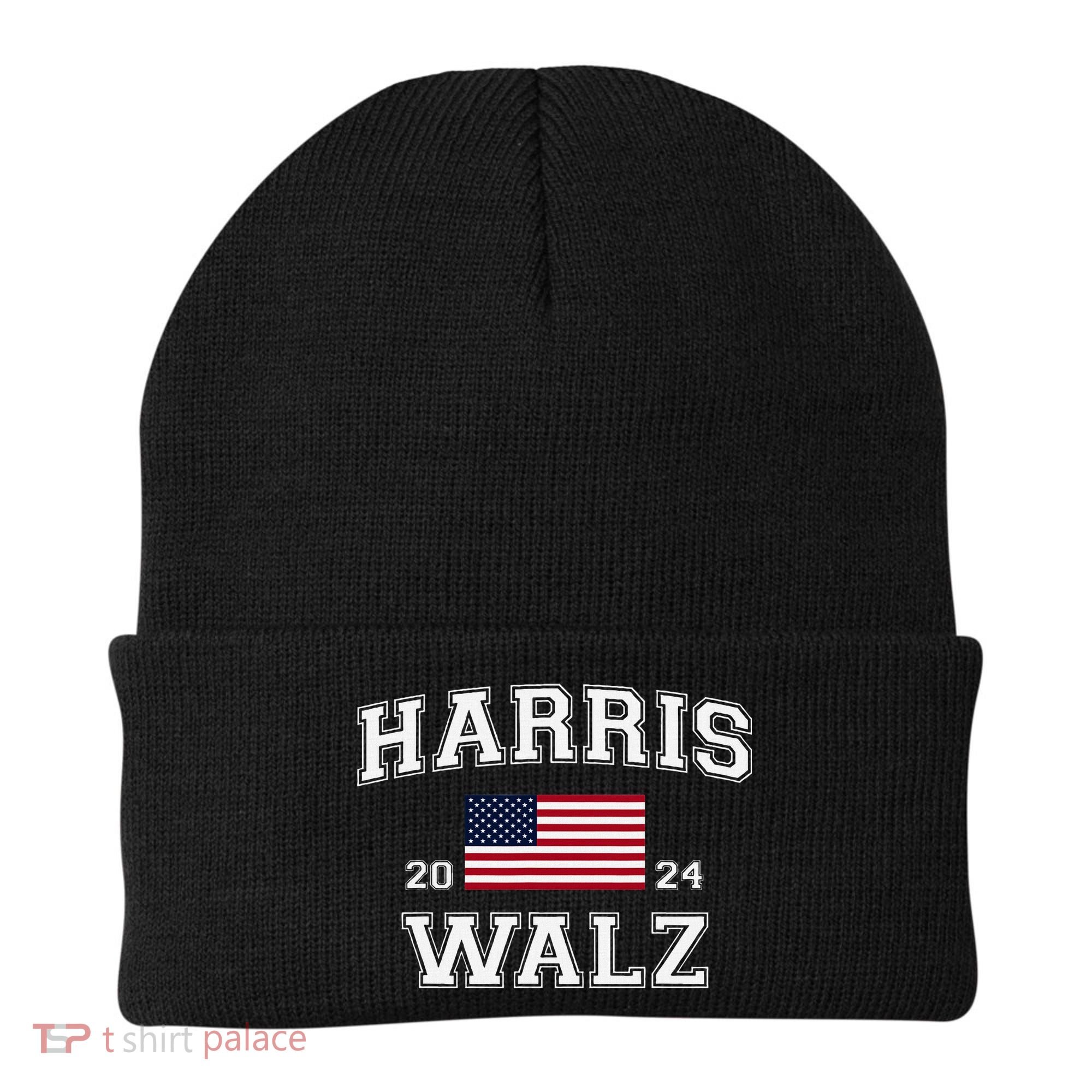 President Harris Walz 2024 Kamala Harris Tim Walz Vote Beanie