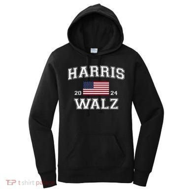 President Harris Walz 2024 Kamala Harris Tim Walz Vote Women's Hoodie