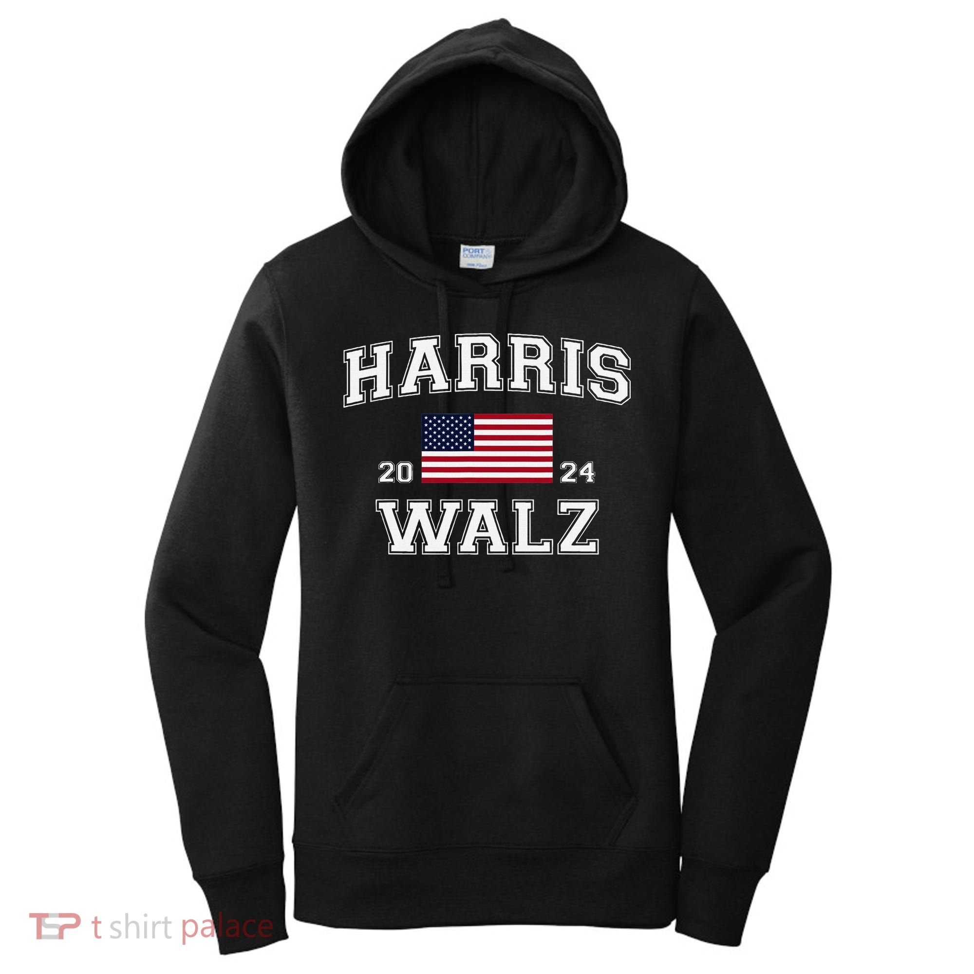 President Harris Walz 2024 Kamala Harris Tim Walz Vote Women's Hoodie