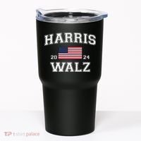 President Harris Walz 2024 Kamala Harris Tim Walz Vote Tumbler thumb 0