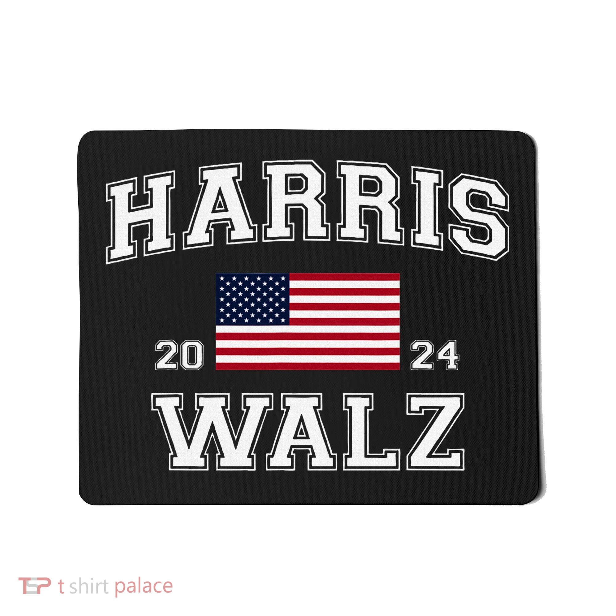 President Harris Walz 2024 Kamala Harris Tim Walz Vote Mousepad