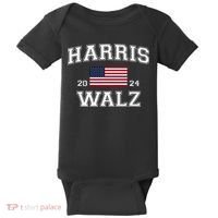 President Harris Walz 2024 Kamala Harris Tim Walz Vote Baby Bodysuit thumb 0