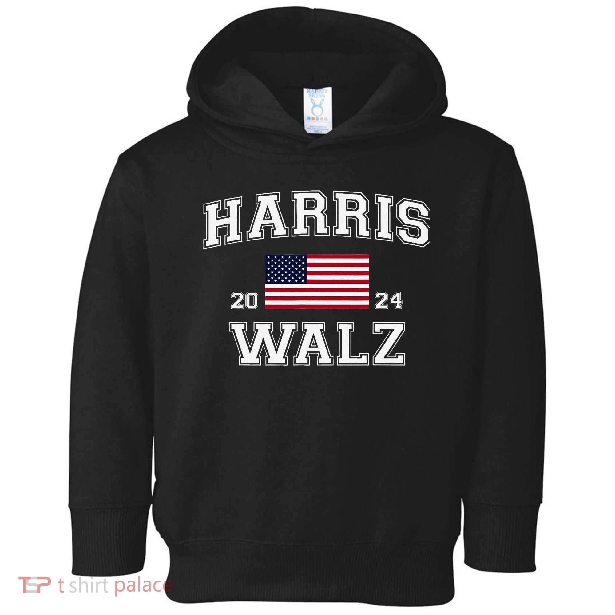 President Harris Walz 2024 Kamala Harris Tim Walz Vote Toddler Hoodie