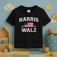 President Harris Walz 2024 Kamala Harris Tim Walz Vote Toddler T-Shirt thumb 3
