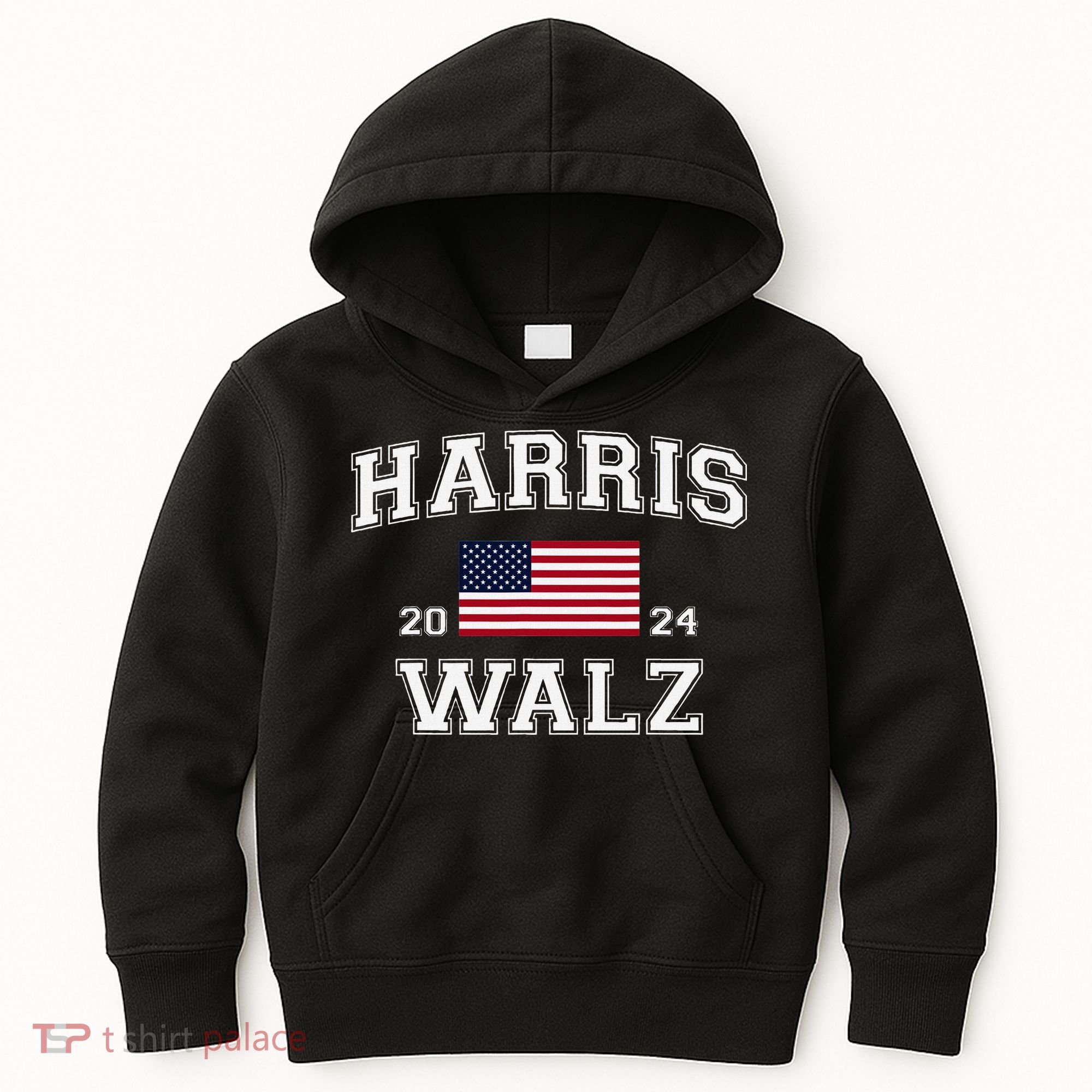 President Harris Walz 2024 Kamala Harris Tim Walz Vote Kids Hoodie