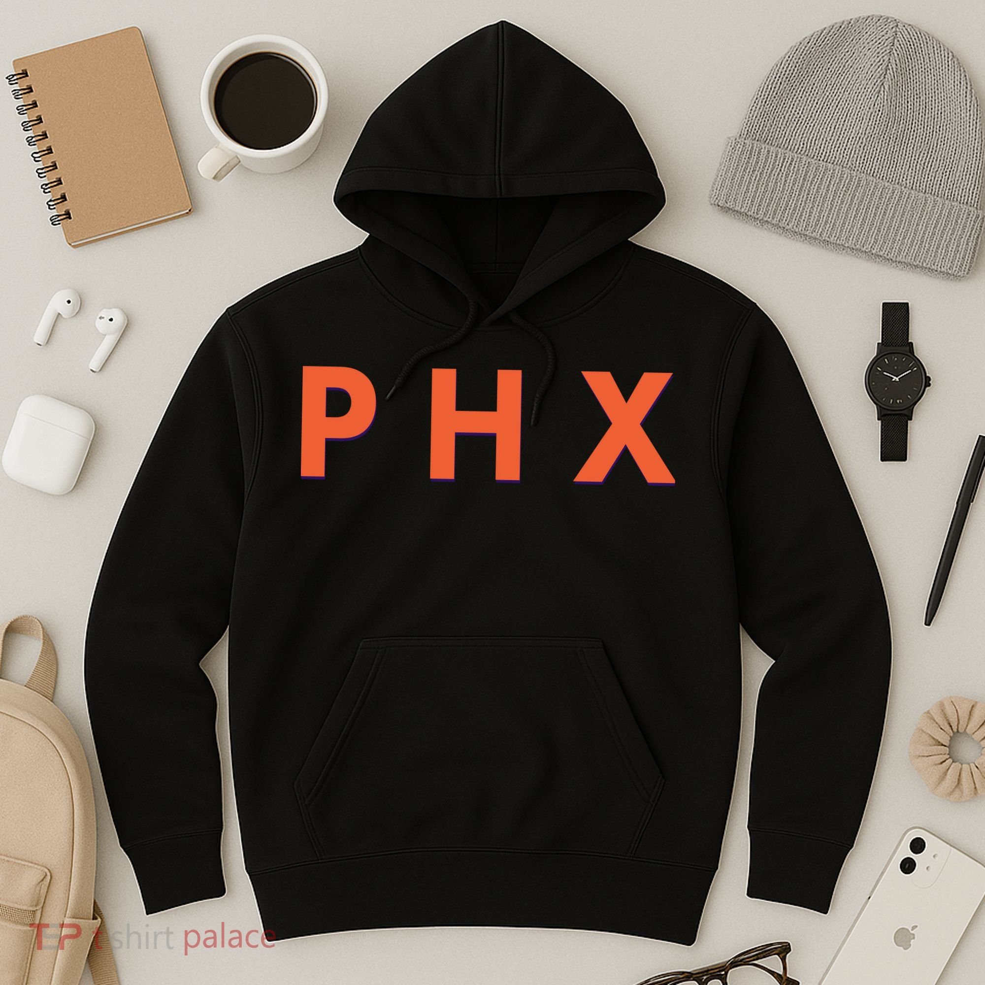 PHX Phoenix Basketball Logo Hoodie