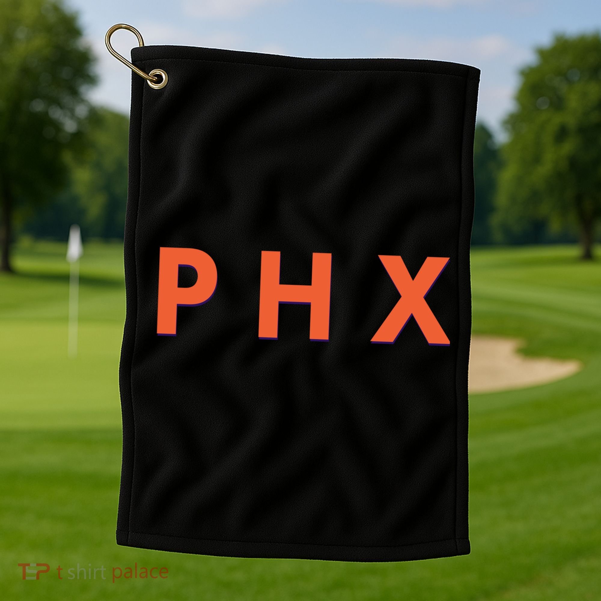 PHX Phoenix Basketball Logo Golf Towel