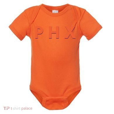 PHX Phoenix Basketball Logo Baby Bodysuit