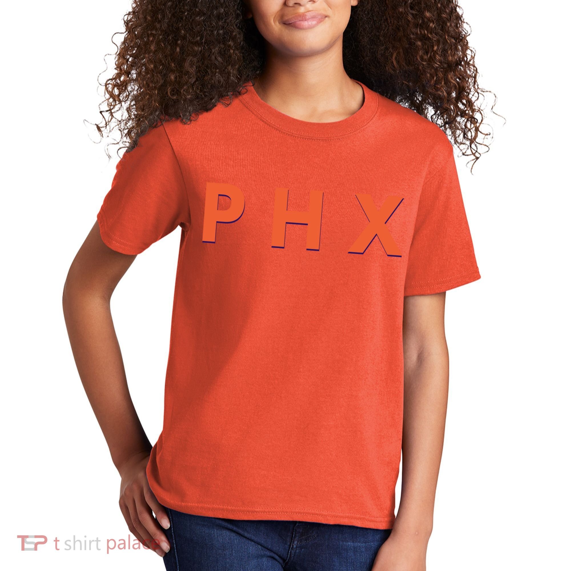 PHX Phoenix Basketball Logo Kids T-Shirt