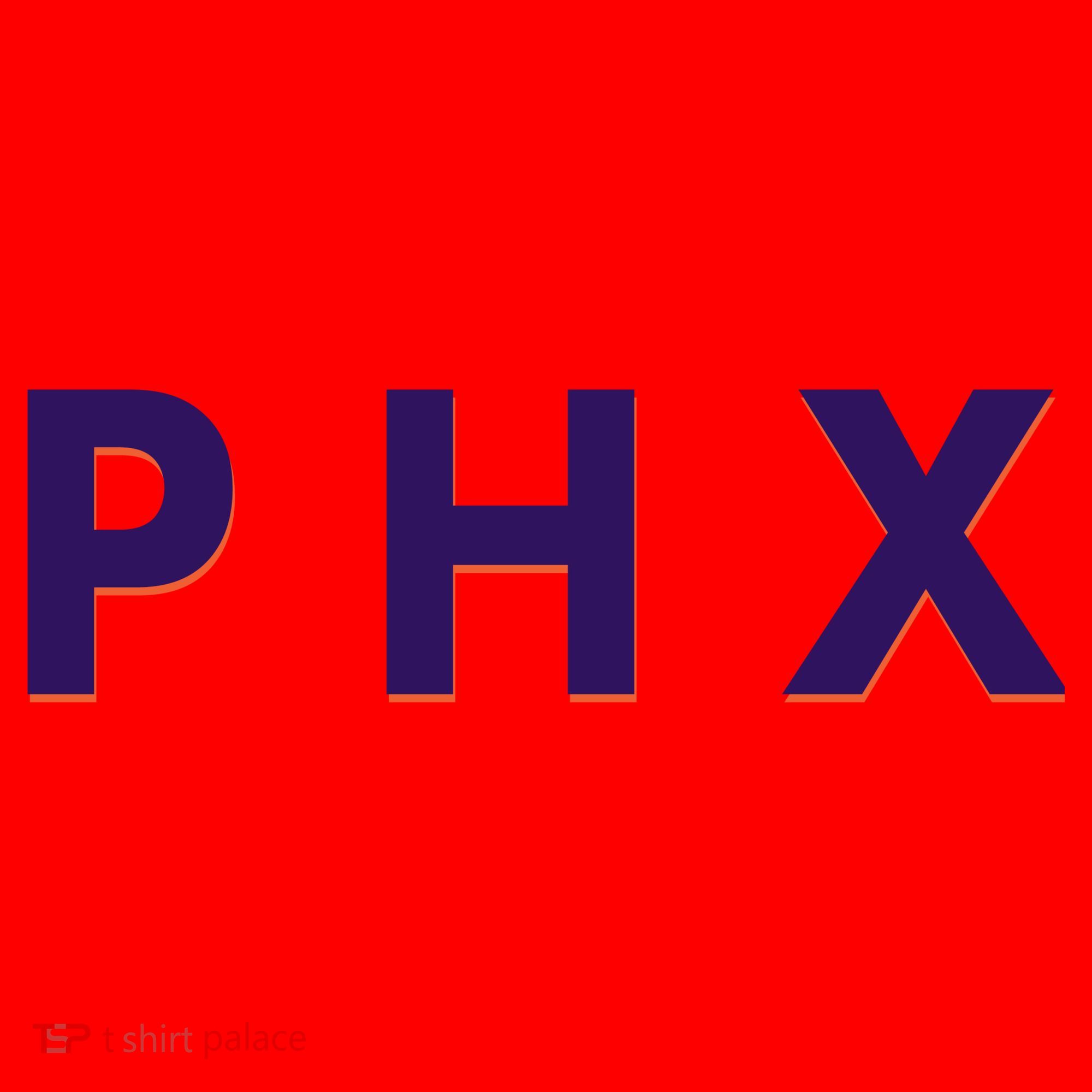 PHX Phoenix Basketball Logo Santa Hat