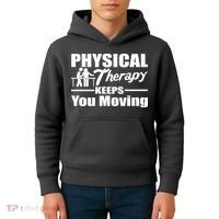 Physical Therapy Keeps You Moving Kids Hoodie thumb 4