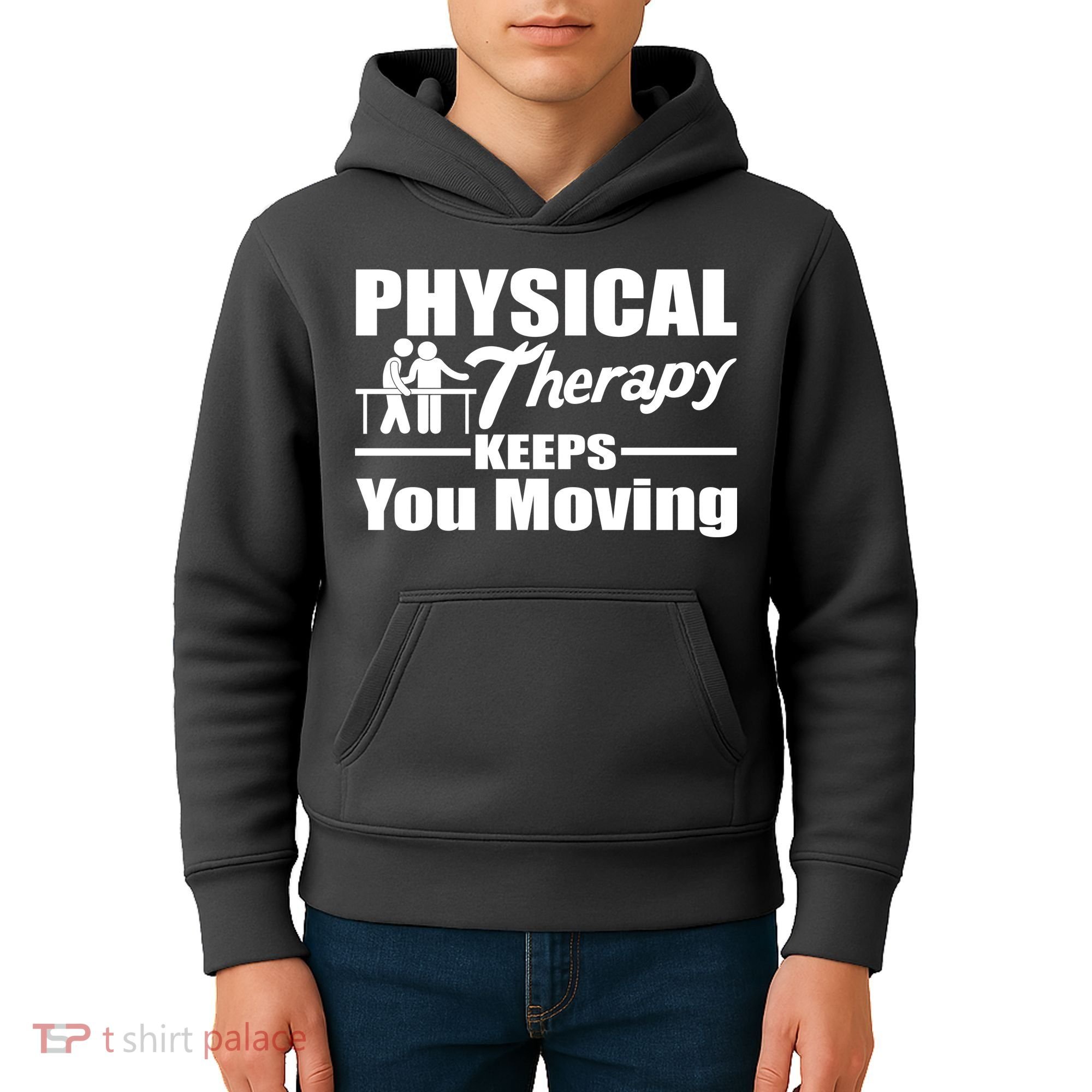 Physical Therapy Keeps You Moving Kids Hoodie
