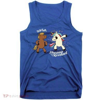 Physician Assistant Doctor Unicorn Tank Top