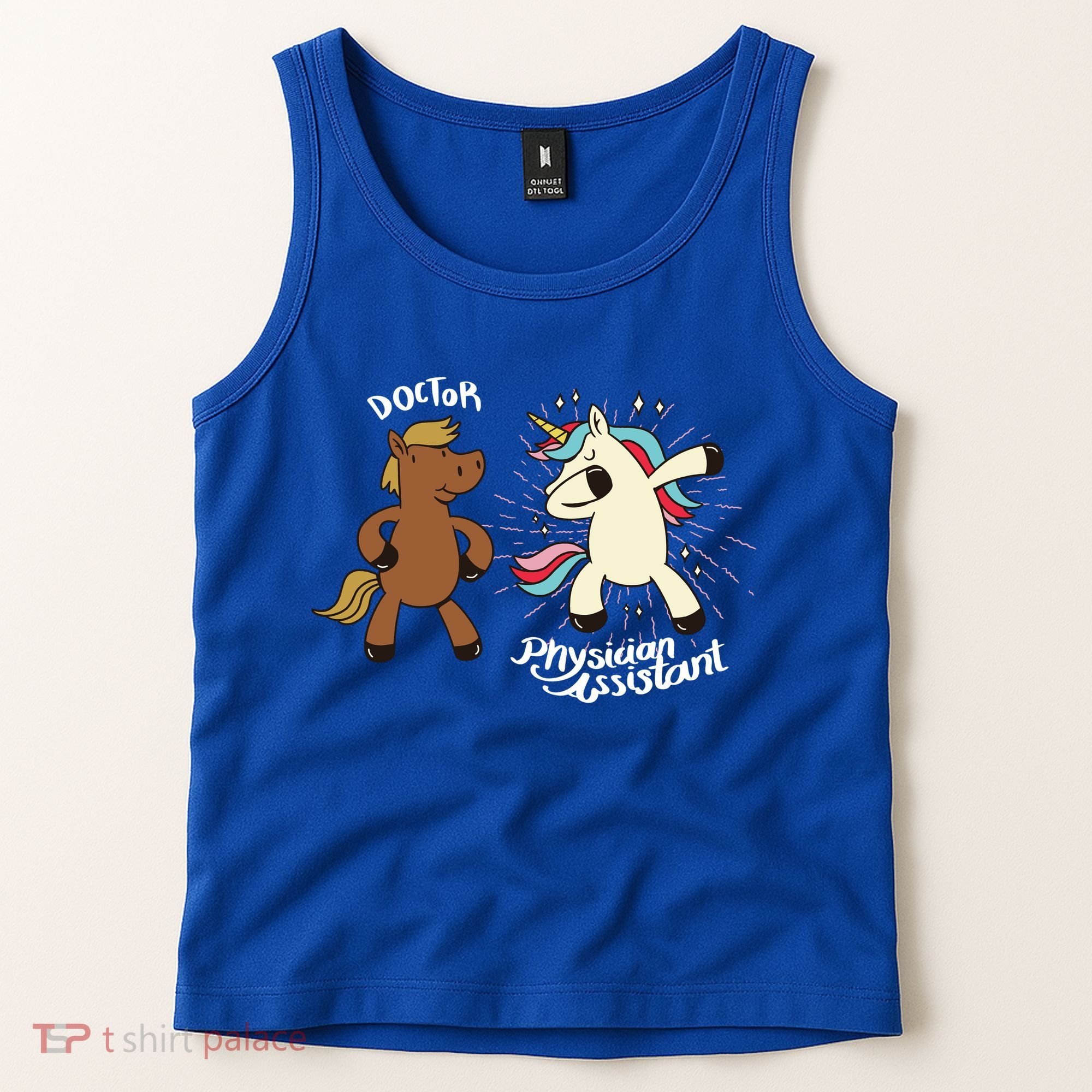 Physician Assistant Doctor Unicorn Tank Top