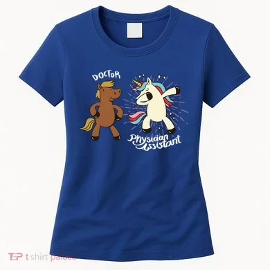 Physician Assistant Doctor Unicorn Women's T-Shirt