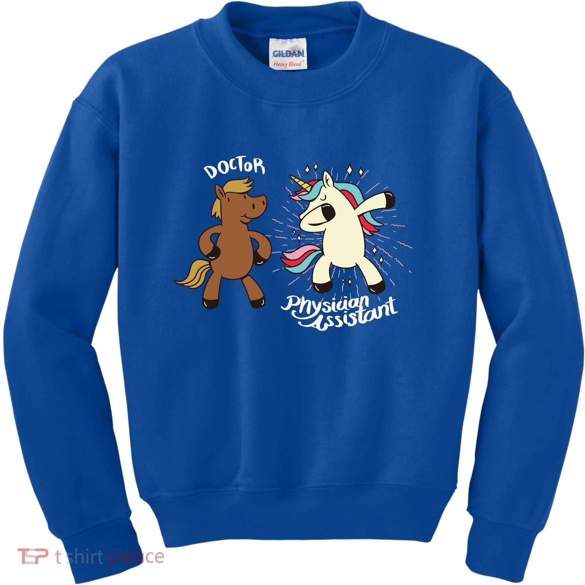 Physician Assistant Doctor Unicorn Kids Sweatshirt