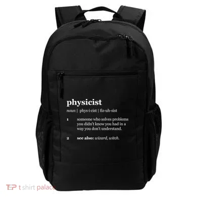 Physicist Definition Solve Problems Backpack