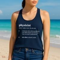 Physicist Definition Solve Problems Women's Tank Top thumb 2