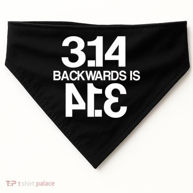 Pi 3.14 Backwards Is Pie USA-Made Doggie Bandana