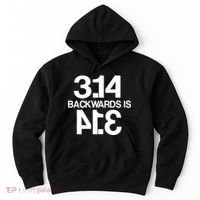 Pi 3.14 Backwards Is Pie Hoodie thumb 0